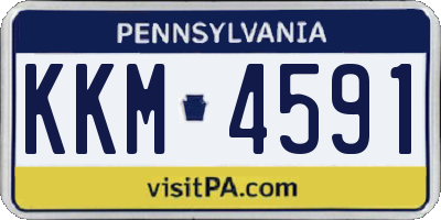 PA license plate KKM4591