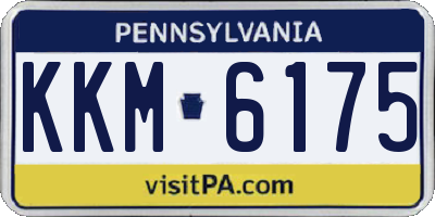 PA license plate KKM6175