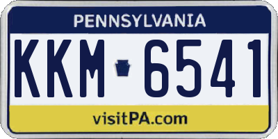 PA license plate KKM6541