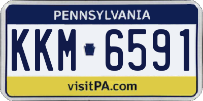 PA license plate KKM6591