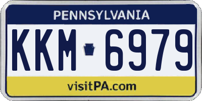 PA license plate KKM6979
