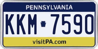 PA license plate KKM7590