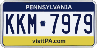 PA license plate KKM7979