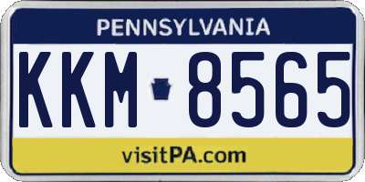 PA license plate KKM8565