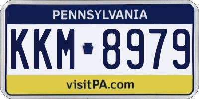 PA license plate KKM8979