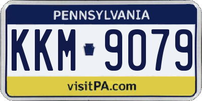 PA license plate KKM9079