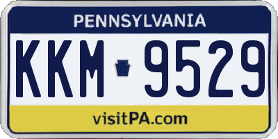 PA license plate KKM9529