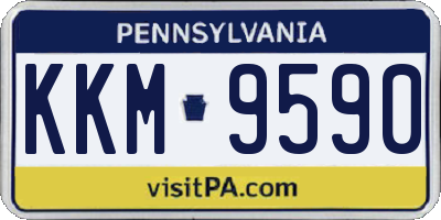 PA license plate KKM9590
