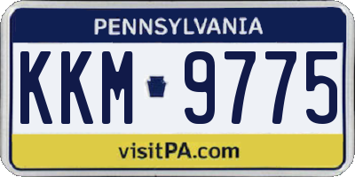 PA license plate KKM9775