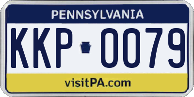 PA license plate KKP0079