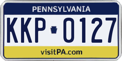 PA license plate KKP0127
