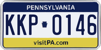 PA license plate KKP0146