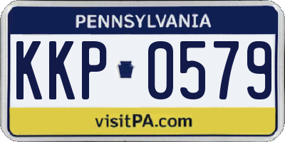PA license plate KKP0579
