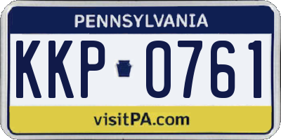 PA license plate KKP0761