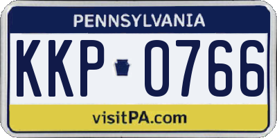 PA license plate KKP0766