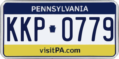PA license plate KKP0779