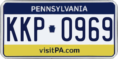 PA license plate KKP0969