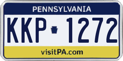 PA license plate KKP1272