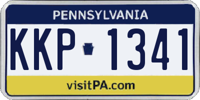 PA license plate KKP1341