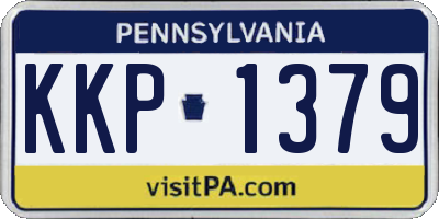 PA license plate KKP1379
