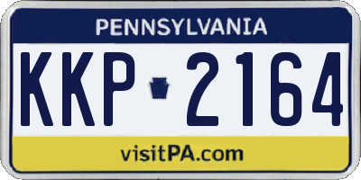 PA license plate KKP2164
