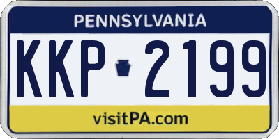 PA license plate KKP2199