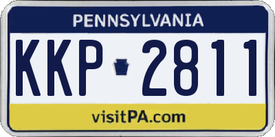 PA license plate KKP2811