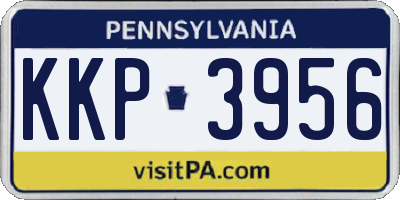 PA license plate KKP3956
