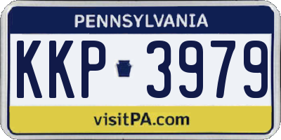 PA license plate KKP3979