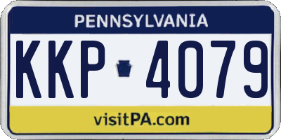 PA license plate KKP4079