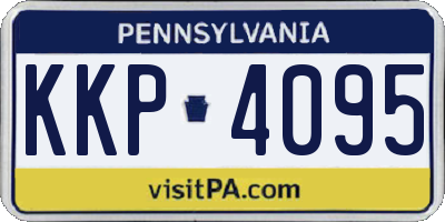 PA license plate KKP4095