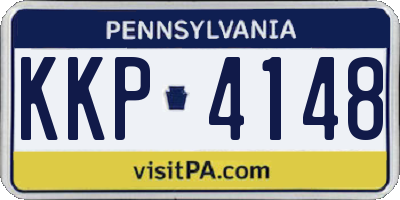PA license plate KKP4148