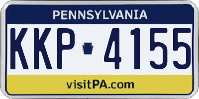 PA license plate KKP4155