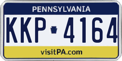 PA license plate KKP4164