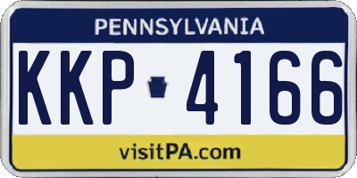 PA license plate KKP4166