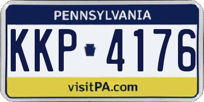 PA license plate KKP4176