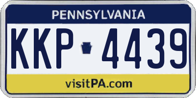 PA license plate KKP4439