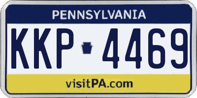 PA license plate KKP4469