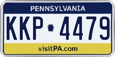 PA license plate KKP4479