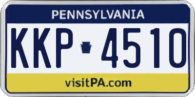PA license plate KKP4510