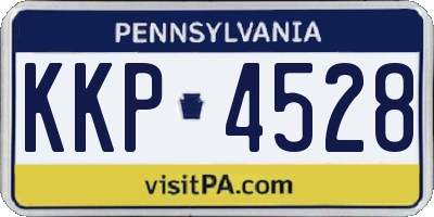 PA license plate KKP4528