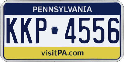 PA license plate KKP4556
