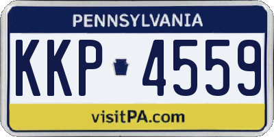 PA license plate KKP4559