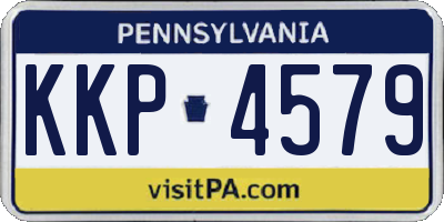 PA license plate KKP4579