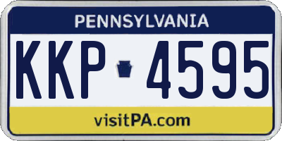 PA license plate KKP4595