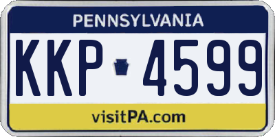 PA license plate KKP4599