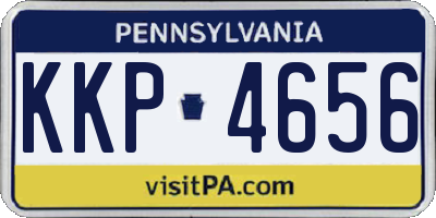 PA license plate KKP4656