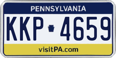 PA license plate KKP4659