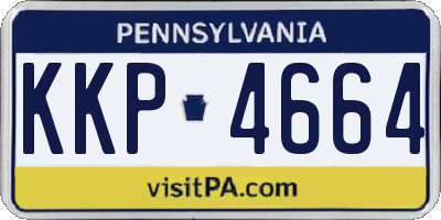 PA license plate KKP4664