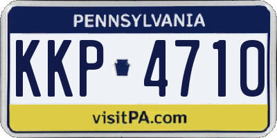 PA license plate KKP4710